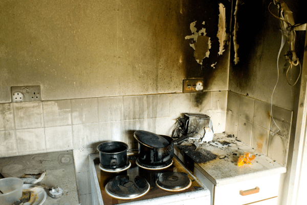 assess fire damage after fire