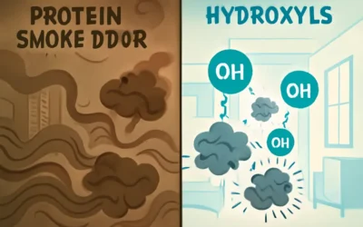 Hydroxyls vs Protein Smoke Odor